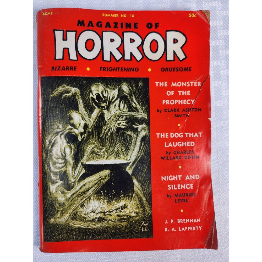 Magazine of Horror #16 Summer 1967 (Vol 3 No 4) Robert E. Howard Clark Ashton Sm